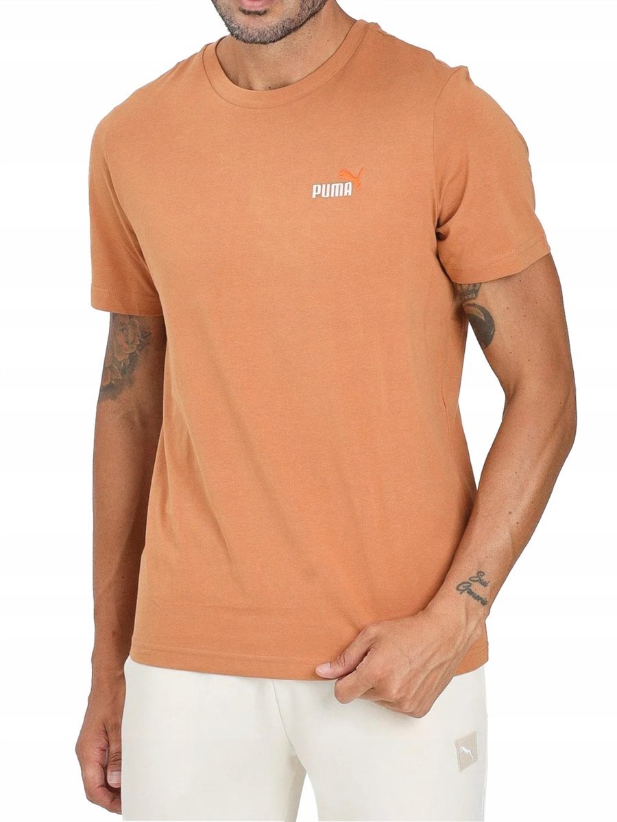 KOSZULKA męska PUMA 684717-68 t-shirt bawełniana sportowa brązowa M M