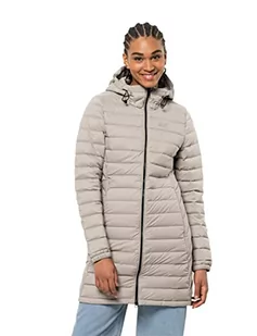 Jack Wolfskin Damski płaszcz puchowy Glowing Mountain Winter Pearl, M - Płaszcze damskie - miniaturka - grafika 1