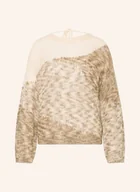 Swetry damskie - Boss Sweter Fargovia beige - BOSS - miniaturka - grafika 1