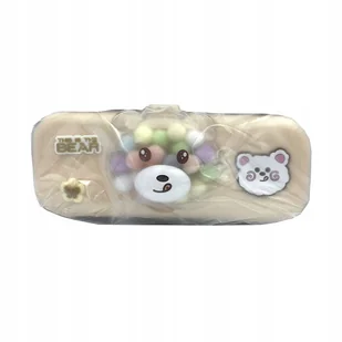 Astra Eva 3D Teddy Beige Piórnik szkolny piankowy - Piórniki - miniaturka - grafika 1
