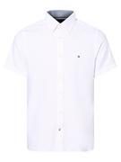 Koszule męskie - Tommy Hilfiger - Męska koszula z dodatkiem lnu, biały - miniaturka - grafika 1