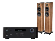 Zestawy stereo - Rotel RA-1592 MkII (czarny) + Vela FS408.2 (orzech) - miniaturka - grafika 1