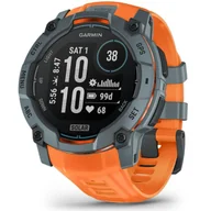 Smartwatch - Garmin Instinct 3 Solar 50mm Twilight Solstice Pomarańczowy - miniaturka - grafika 1