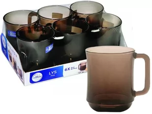 Duralex Kubek dymiony szklany Lys 310 ml zestaw 6 szklanek DX310 - Szklanki - miniaturka - grafika 1