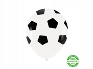 Balony i akcesoria - BALONY URODZINOWE PIŁKA NOŻNA FOOTBALL 10SZT LATEK - miniaturka - grafika 1