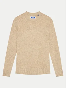 Jack&Jones Junior Sweter 12262998 Beżowy Standard Fit - Swetry dla chłopców - miniaturka - grafika 1
