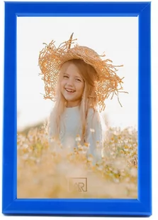 Ramka na zdjęcie 15x21 wąska niebieska, blue - Ramki na zdjęcia - miniaturka - grafika 1