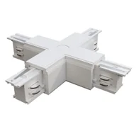 Lampy pozostałe - TRINITY łącznik X krzyżowy biały do szyny 3-fazowej natynkowej - miniaturka - grafika 1