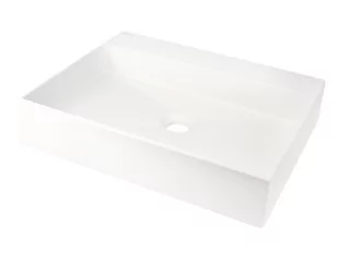 Deante Correo Umywalka nablatowa 50x40 cm alabaster CQRAU5S - Umywalki - miniaturka - grafika 1