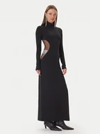 Sukienki - Patrizia Pepe Sukienka wieczorowa 2A2968 J338 Czarny Regular Fit - miniaturka - grafika 1