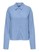 Bluzki damskie - ONLY Bluzka w kolorze błękitnym - miniaturka - grafika 1