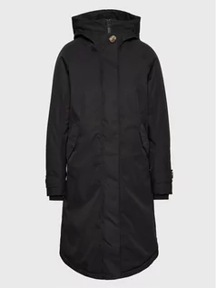 Kurtki damskie - Didriksons Parka Luna 504379 Czarny Regular Fit - grafika 1