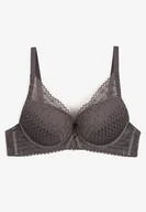 Biustonosze - Ciemnofioletowy Klasyczny Biustonosz Push-Up Nansiliah - Renee - miniaturka - grafika 1