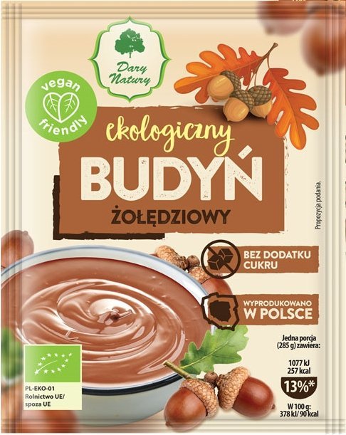Budyń żołędziowy Eko 40g Dary Natury