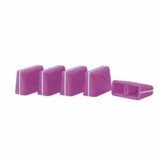 Reloop Fader Cap Set Purple zestaw nakładek na suwaki 5 szt. - Inne akcesoria muzyczne - miniaturka - grafika 1