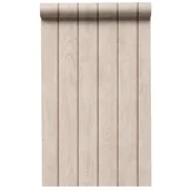 Tapety - Tapeta Woody Wood beżowa winylowa na flizelinie Inspire - miniaturka - grafika 1