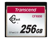Karty pamięci - TRANSCEND TS128GCFX650 Transcend CFX650 128GB CFast 2.0 Flash Memory Card, SuperMLC - miniaturka - grafika 1