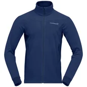 Bluzy sportowe męskie - Męska bluza Norrona falketind warm2 Jacket Rozmiar: M / Kolor: ciemnoniebieski - miniaturka - grafika 1