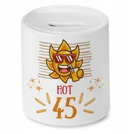 Skarbonki - Skarbonka na Urodziny 45 45te 45-te na Prezent z Nadrukiem ze Zdjęciem - miniaturka - grafika 1