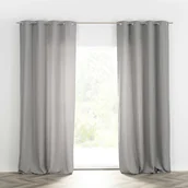 Zasłony - Zasłona BASIC na kółkach 140x280 cm szary 1 szt. - miniaturka - grafika 1