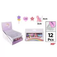 Przybory szkolne - Mp Main Paper Gumki ścieralne Unicorn 4 szt. - miniaturka - grafika 1