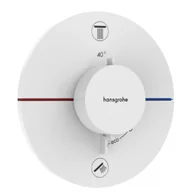 Baterie podtynkowe - HANSGROHE 15554700 ShowerSelect Comfort S Bateria termostatyczna, podtynkowa do 2 odbiorników Biały Matowy - miniaturka - grafika 1