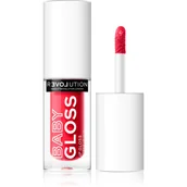 Błyszczyki do ust - Makeup Revolution Relove Baby Gloss Lip Gloss) 2,2 ml Cień Babe) - miniaturka - grafika 1