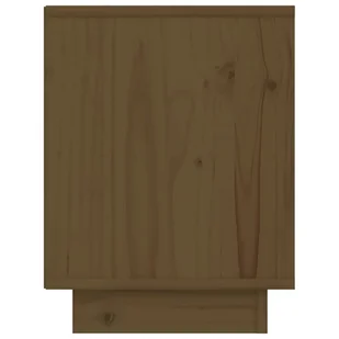 Lumarko Szafka nocna, miodowy brąz, 40x30x40 cm, drewno sosnowe - Szafki nocne - miniaturka - grafika 6