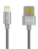 Kable USB - Kabel Lightning Remax Srebrny - miniaturka - grafika 1