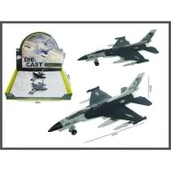 Samoloty i helikoptery - Samolot wojskowy 21cm ze światłem i dźwiękiem 3-kolory - miniaturka - grafika 1