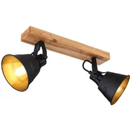 Lampy sufitowe - Globo Lighting 15466S-2 - Oświetlenie punktowe GÜNTHER 2xE27/60W/230V - miniaturka - grafika 1