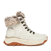 Botki damskie - Trzewiki Rieker CEO-W0063-80 Biały - miniaturka - grafika 1