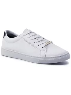 Trampki damskie - Tommy Hilfiger Buty Trampki Damskie White r. 37 - grafika 1