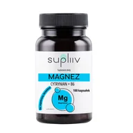 Witaminy i minerały - Magnez cytrynian + B6 100 kaps. SUPLIIV - miniaturka - grafika 1