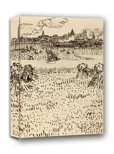 The Harvest, Vincent van Gogh - obraz na płótnie Wymiar do wyboru: 30x40 cm - Obrazy i zdjęcia na płótnie - miniaturka - grafika 1