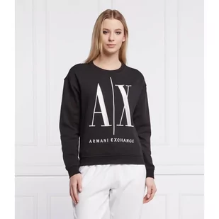 Armani Exchange Bluza | Regular Fit - Bluzy damskie - miniaturka - grafika 1