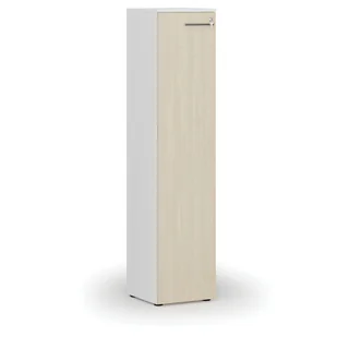 Szafa biurowa wąska PRIMO WHITE, 1781 x 400 x 420 mm, biały - Szafy biurowe - miniaturka - grafika 4