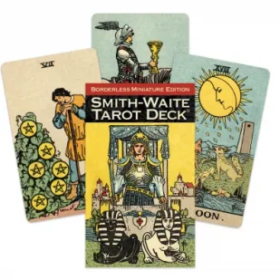 Smith-Waite Tarot, karty miniaturowe bez ramki - Ezoteryka - miniaturka - grafika 1