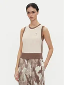 Swetry damskie - adidas Sweter adicolor JD0904 Beżowy Regular Fit - miniaturka - grafika 1