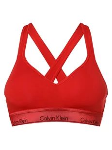 Calvin Klein - Gorset damski z wypełnieniem, czerwony - Biustonosze - miniaturka - grafika 1