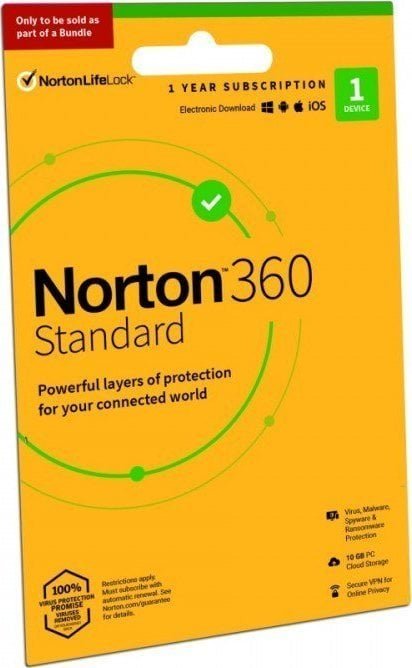 Norton *Norton 360 STANDA. 10GB Card 1U1Dvc1Y 21409391