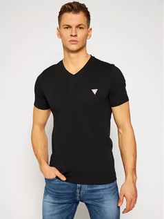 Koszulki męskie - GUESS T-Shirt M1RI37 I3Z11 Czarny Slim Fit - grafika 1