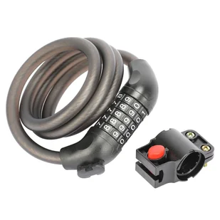 Eleglide Black 1.2m Cable Locks Czarny - Zabezpieczenia do roweru - miniaturka - grafika 5