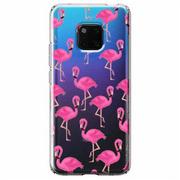 Etui i futerały do telefonów - Etui na Huawei Mate 20 Pro, różowe flamingi - miniaturka - grafika 1