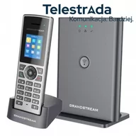 Telefonia VoIP - TELESTRADA Telefon bezprzewodowy VoIP Grandstream DP752 + słuchawka DP722 - miniaturka - grafika 1