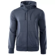 Bluzy sportowe męskie - Męska bluza Hi-Tec Silian II Rozmiar: XXL / Kolor: ciemnoniebieski - miniaturka - grafika 1
