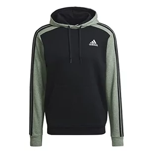 adidas Męska bluza z kapturem M Mel HD, czarna/groxme, S, Czarny/Groxme, S - Bluzy męskie - miniaturka - grafika 1