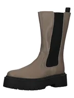 Botki damskie - Steve Madden Skórzane sztyblety w kolorze brązowym - miniaturka - grafika 1