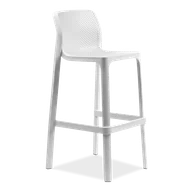 Fotele i krzesła ogrodowe - Hoker Nardi NET STOOL Bianco - miniaturka - grafika 1