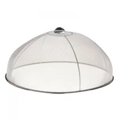 Inne naczynia kuchenne - Kela 11444 kuchenny, z uchwytem, 35 cm średnicy, bardzo małe otwory, 18/10 ze stali nierdzewnej, Cara osłonowa, srebrny 11444 - miniaturka - grafika 1